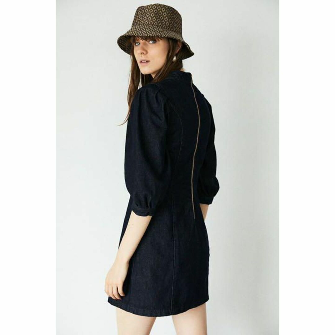 moussy - MOUSSY♡DENIM PUFF SLEEVE MINI DRESSの通販 by CREA's shop