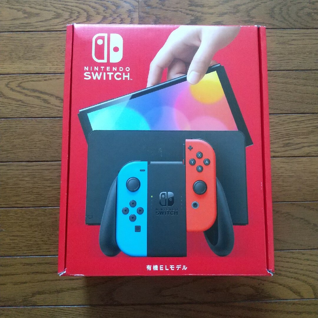 Nintendo Switch(ニンテンドースイッチ)のNintendo Switch 本体 有機ELモデル　ネオン エンタメ/ホビーのゲームソフト/ゲーム機本体(家庭用ゲーム機本体)の商品写真