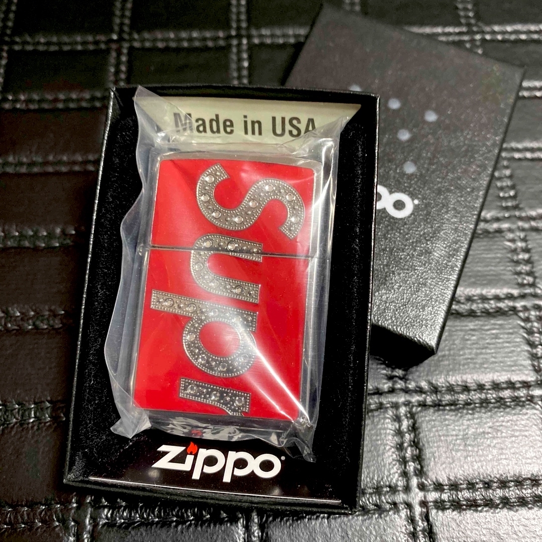 Supreme Swarovski Zippo Red 安いクリアランス メンズ | bca.edu.gr