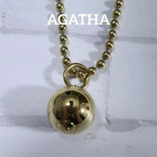 アガタ(AGATHA)の【匿名配送】 AGATHA アガタ ネックレス チェーン ゴールド 2(ネックレス)