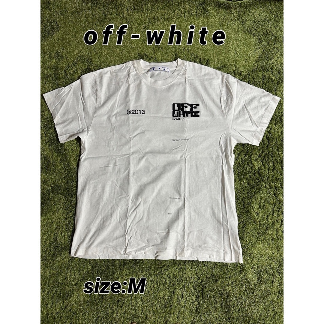 OFF-WHITE白Tシャツ M トップス OFF-WHITE白Tシャツ M トップス