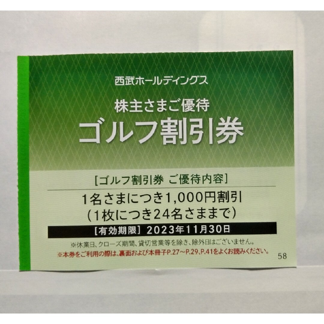 西武株主優待・共通割引券30枚(オマケ有り) - その他