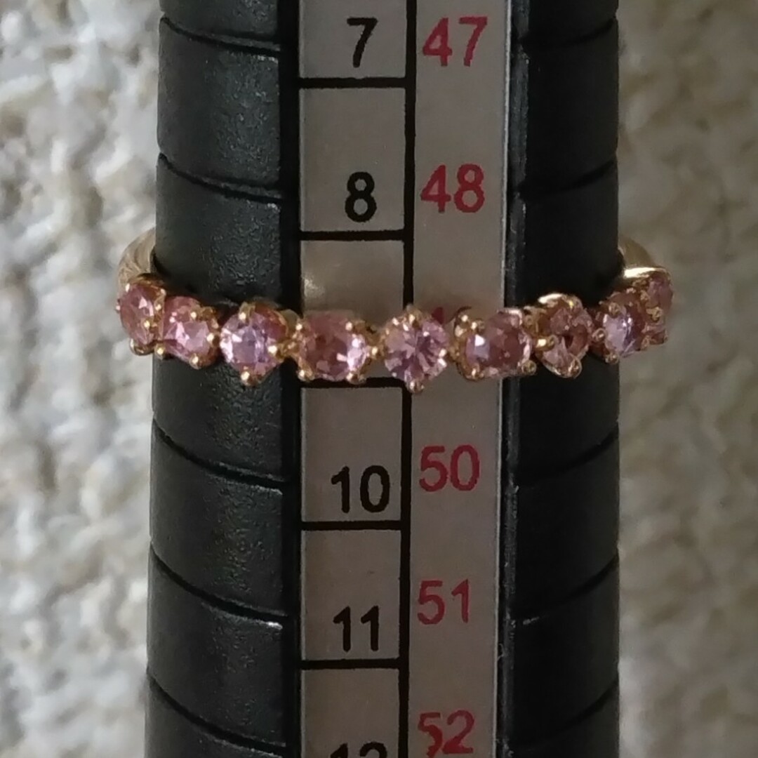 STAR JEWELRY - スタージュエリー K18 ピンクサファイア リング 9号