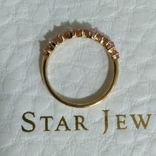 STAR JEWELRY - スタージュエリー K18 ピンクサファイア リング 9号 ...