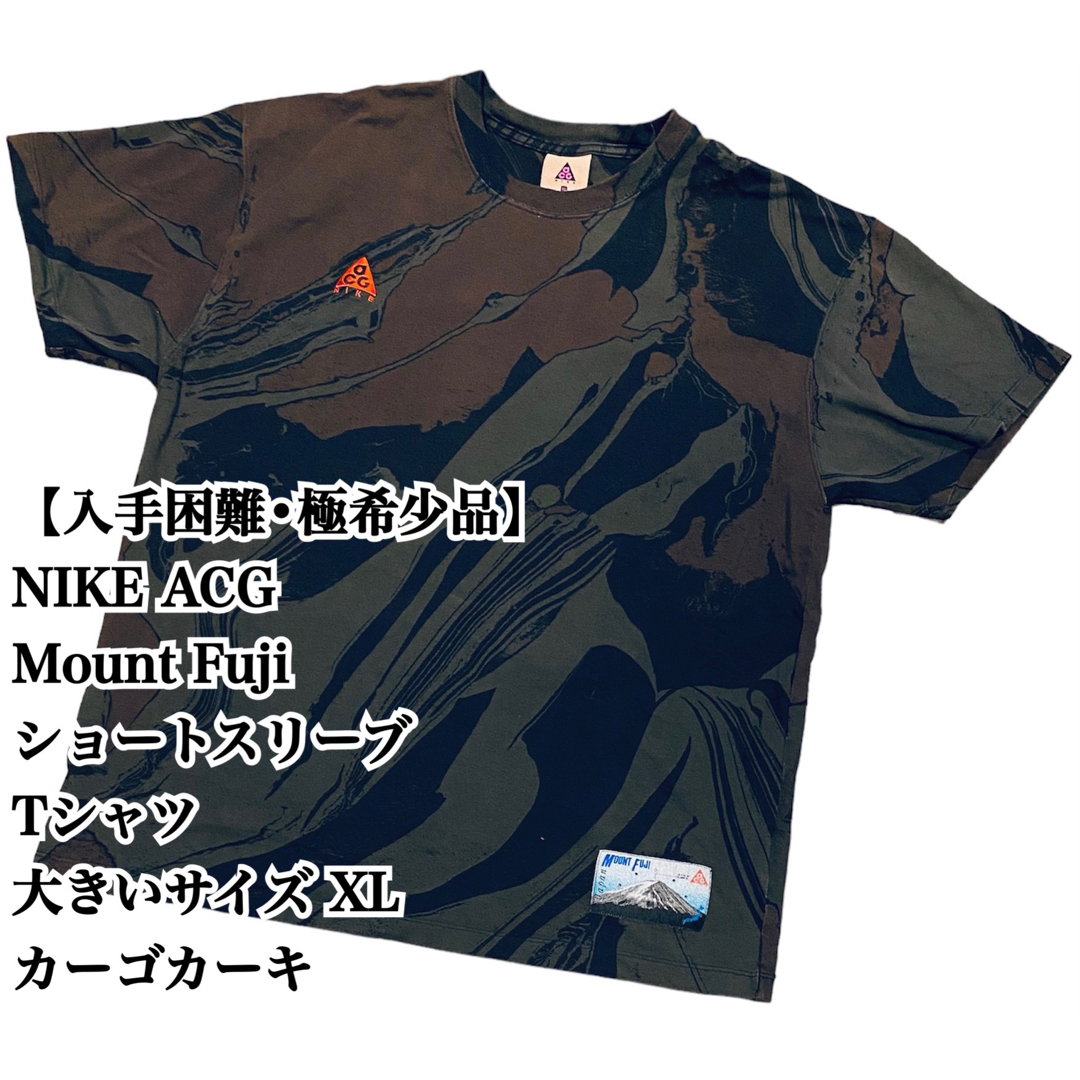 【入手困難 極希少品NIKE ACG Mt Fuji Tシャツ XL 富士山