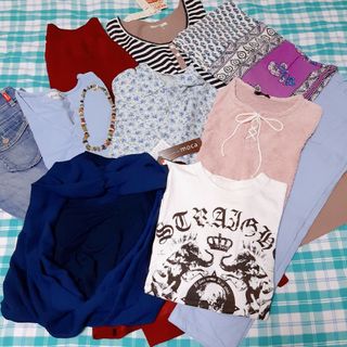 ザラ(ZARA)の新品含＊服まとめ売り＊着まわしコーデセット　カジュアル　9着+ネックレス　＋@(セット/コーデ)