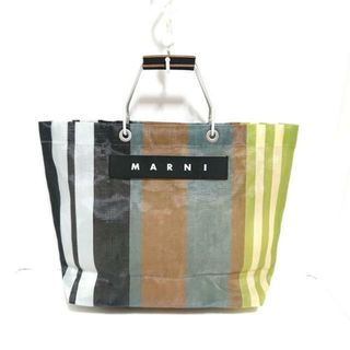 マルニ(Marni)のマルニ トートバッグ ブラウン×黒×マルチ(トートバッグ)