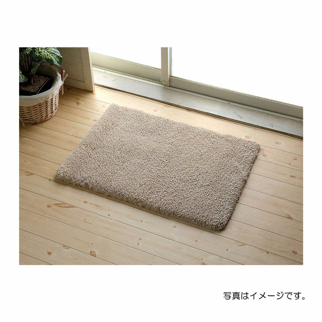 橋爪商店 浴室足ふきマット ブルー 約70cm×100cm エンジェルステップ