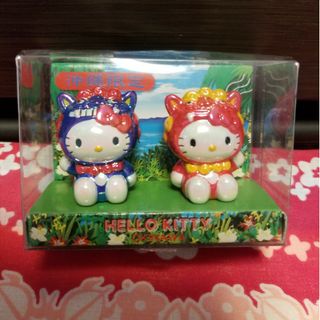 ハローキティ(ハローキティ)の新品😽ハローキティ　沖縄シーサー　マスコット(置物)