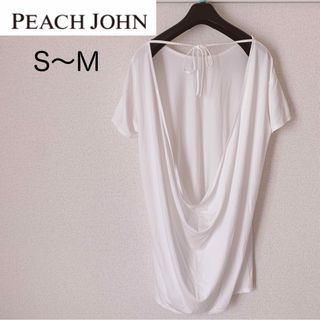 ピーチジョン(PEACH JOHN)のPEACH JOHN ピーチジョン 白 半袖 トップス ルームウェア(ルームウェア)