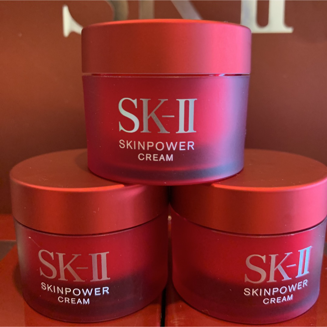 SK-II(エスケーツー)の3個　SK-II エスケーツースキンパワー クリーム美容クリーム しっとりタイプ コスメ/美容のスキンケア/基礎化粧品(フェイスクリーム)の商品写真