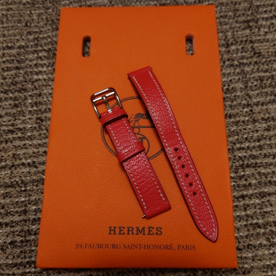 Hermes(エルメス)のエルメス ケープコッド PM 時計 レザー ベルト ストラップ ブーゲンビリア レディースのファッション小物(腕時計)の商品写真