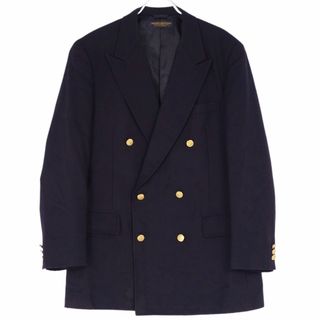 ブルックスブラザース(Brooks Brothers)のブルックスブラザース Brooks Brothers ジャケット テーラードジャケット ダブルブレスト 無地 アウター メンズ A7(LL相当) ダークネイビー(テーラードジャケット)