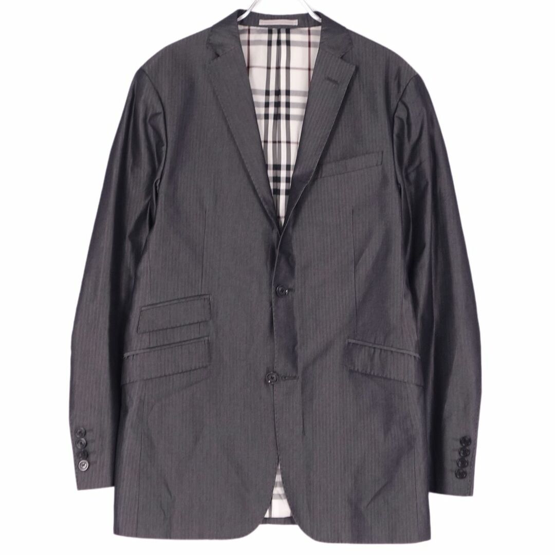 BURBERRY BLACK LABEL(バーバリーブラックレーベル)のバーバリー ブラックレーベル BURBERRY BLACK LABEL セットアップ スーツ ジャケット スラックス メンズ LL グレー メンズのスーツ(セットアップ)の商品写真