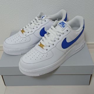 新品 NIKE ナイキ エアフォース1 青 ブルー ホワイト ロイヤルブルー