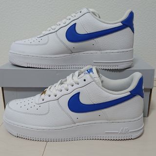 新品 NIKE ナイキ エアフォース1 青 ブルー ホワイト ロイヤルブルー