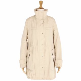 バーバリー(BURBERRY)のバーバリー ロンドン BURBERRY LONDON コート ジップアップ 無地 フード付き アウター レディース 11(M相当) ベージュ(その他)