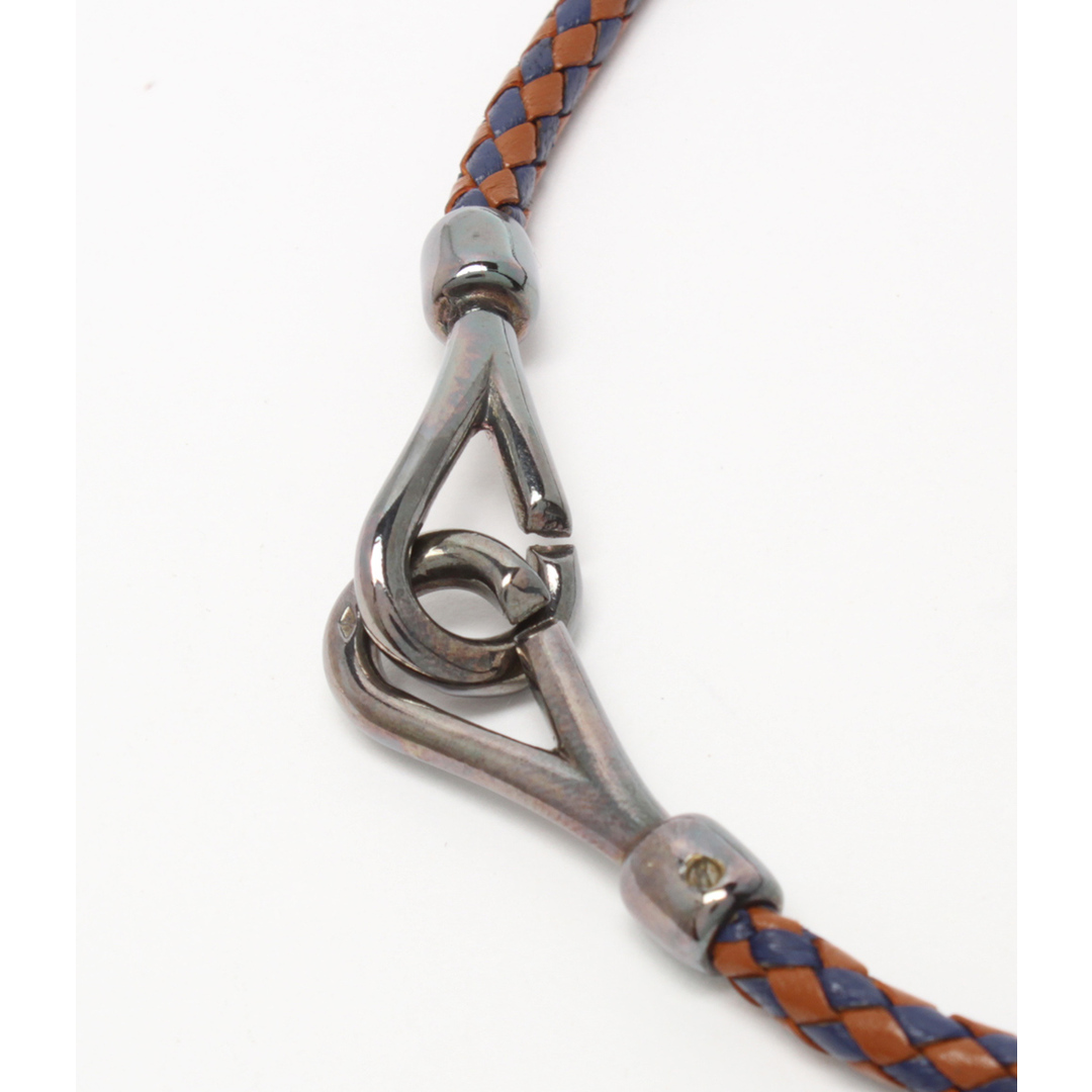 Hermes - エルメス HERMES ネックレス トゥアレグ レザー編み込み