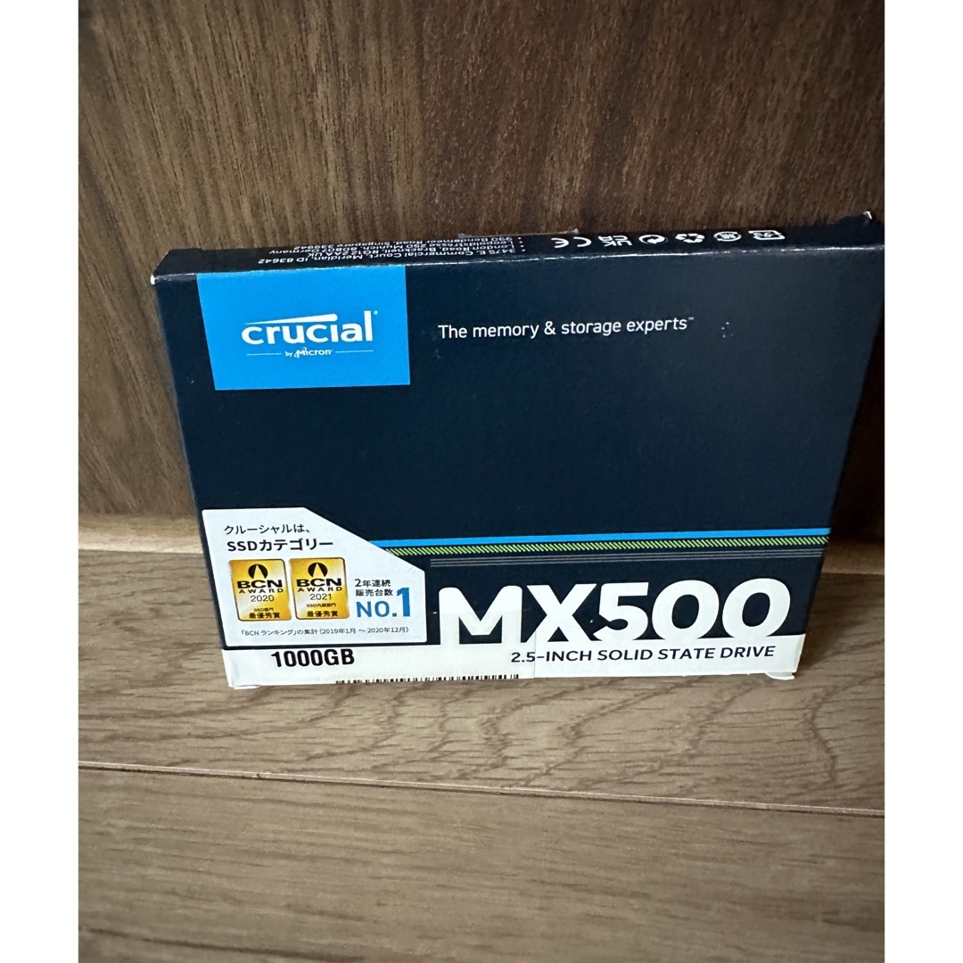 自作PCCrucial 内蔵SSD 1TB CT1000MX500SSD1JP