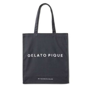 ジェラートピケ(gelato pique)のジェラートピケ　トートバッグ　ブラック(その他)