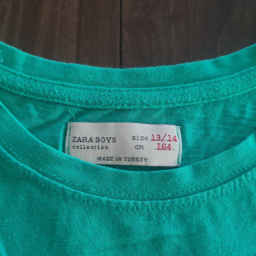 ZARA KIDS ✩ZARAboy ザラボーイ グリーンTシャツ 164cm スパンコーの通販 by na-neo's  shop｜ザラキッズならラクマ