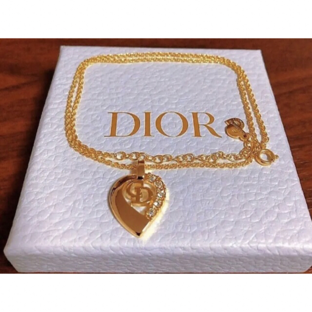 Christian Dior - Dior CDロゴ ネックレス ゴールド シンプル ストーン