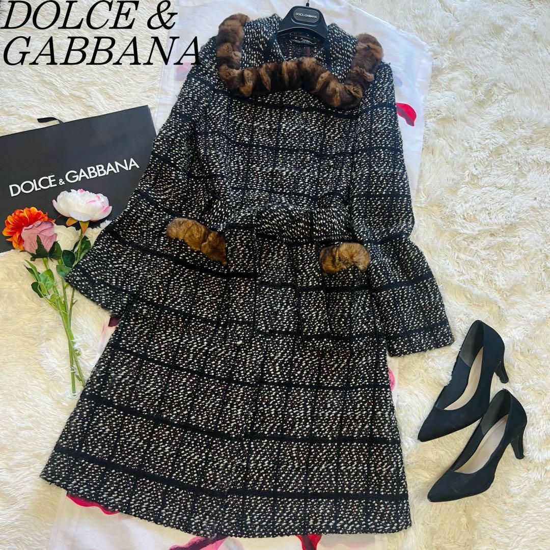 《美品》dolce\u0026gabbana ドルチェ　ニット　アウタ