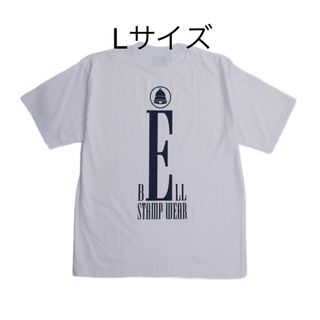 ビームス(BEAMS)のbell stamp wear BIG"E"TEE white Lサイズ(Tシャツ/カットソー(半袖/袖なし))