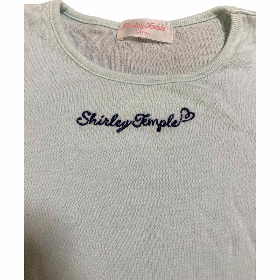 Shirley Temple(シャーリーテンプル)のシャーリーテンプル　フリル　tシャツ 半袖　110 キッズ/ベビー/マタニティのキッズ服女の子用(90cm~)(Tシャツ/カットソー)の商品写真