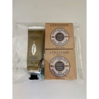 ロクシタン(L'OCCITANE)のロクシタン　ハンドクリーム+ 石鹸50g 2個(ボディソープ/石鹸)