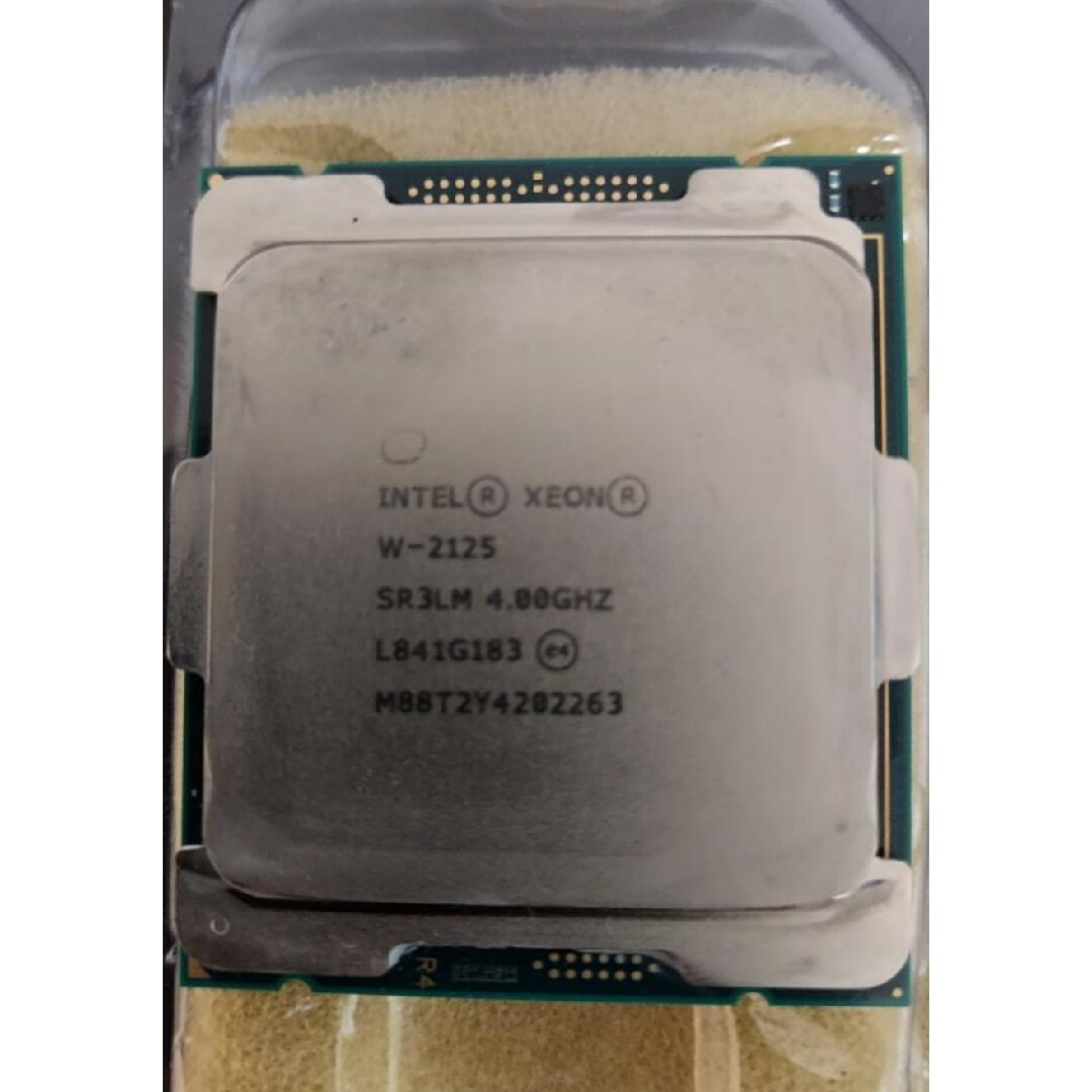 【値下げ交渉可】Intel XEON w-2125/美品/正規品