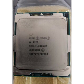 インテル(intel)の【値下げ交渉可】Intel XEON w-2125/美品/正規品(PCパーツ)