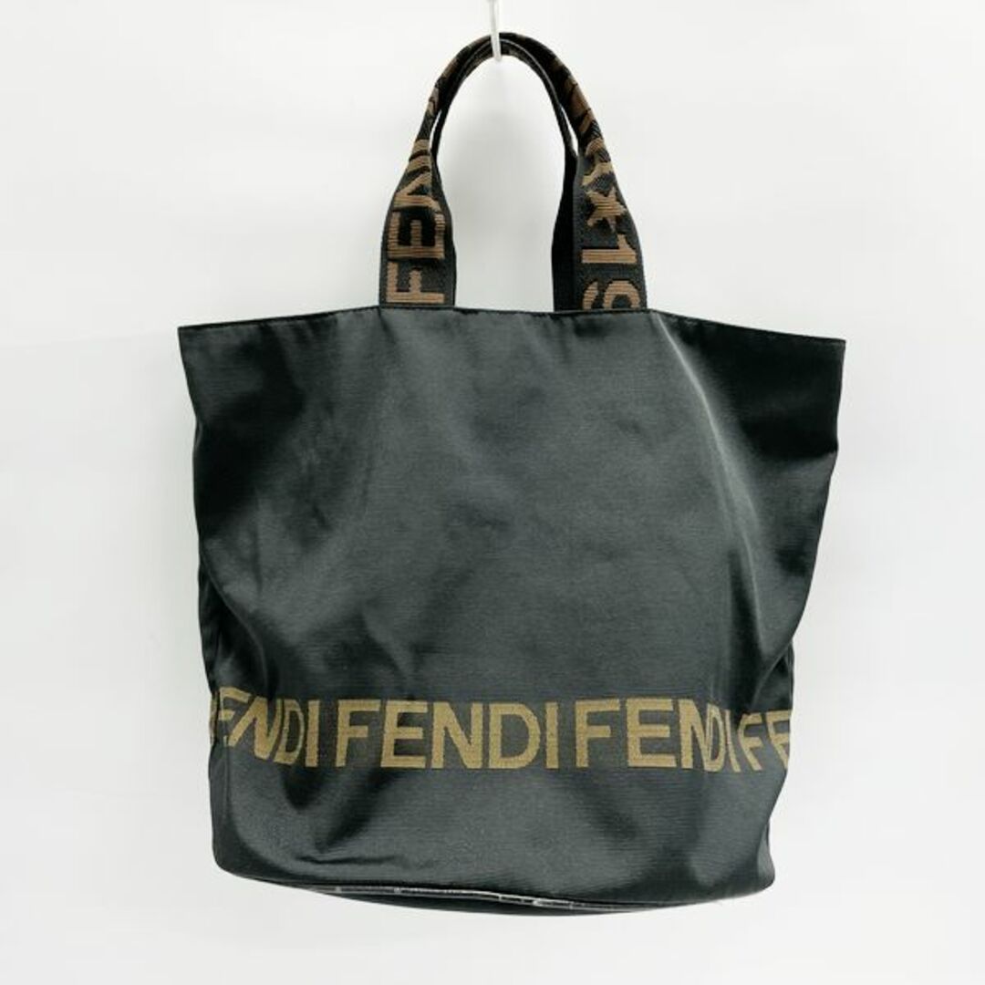 FENDI(フェンディ)のFENDI ロゴ サイドボタン バケツ型 ヴィンテージ トートバッグ レディースのバッグ(トートバッグ)の商品写真