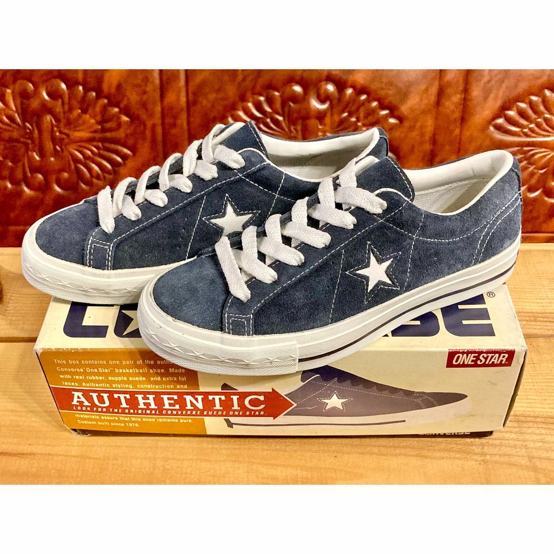 CONVERSE - ☆希少レア!コンバース ワンスタースエード ネイビー CONVERSE - ☆希少レア!コンバース ワンスタースエード ネイビー