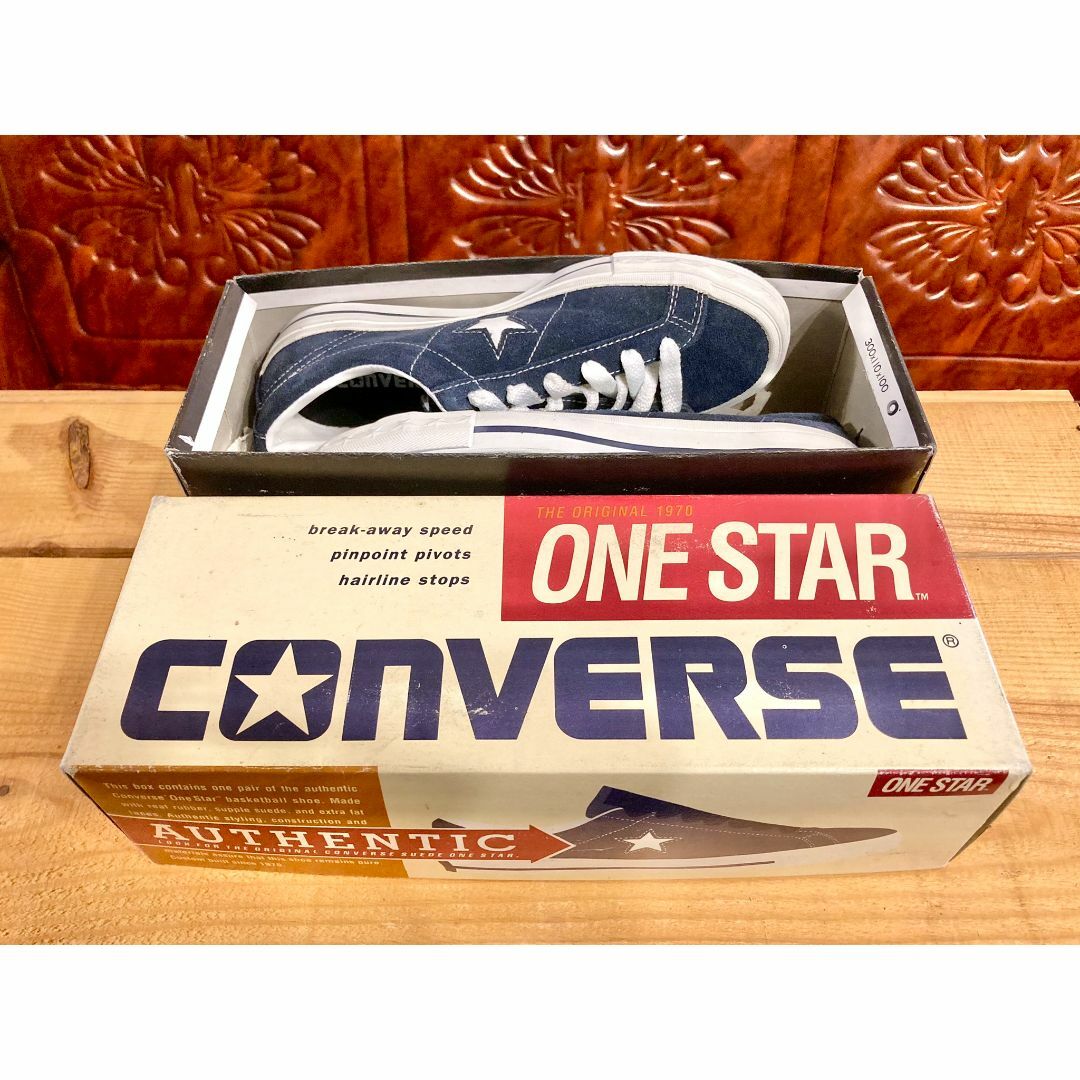 CONVERSE - ☆希少レア!コンバース ワンスタースエード ネイビー CONVERSE - ☆希少レア!コンバース ワンスタースエード ネイビー
