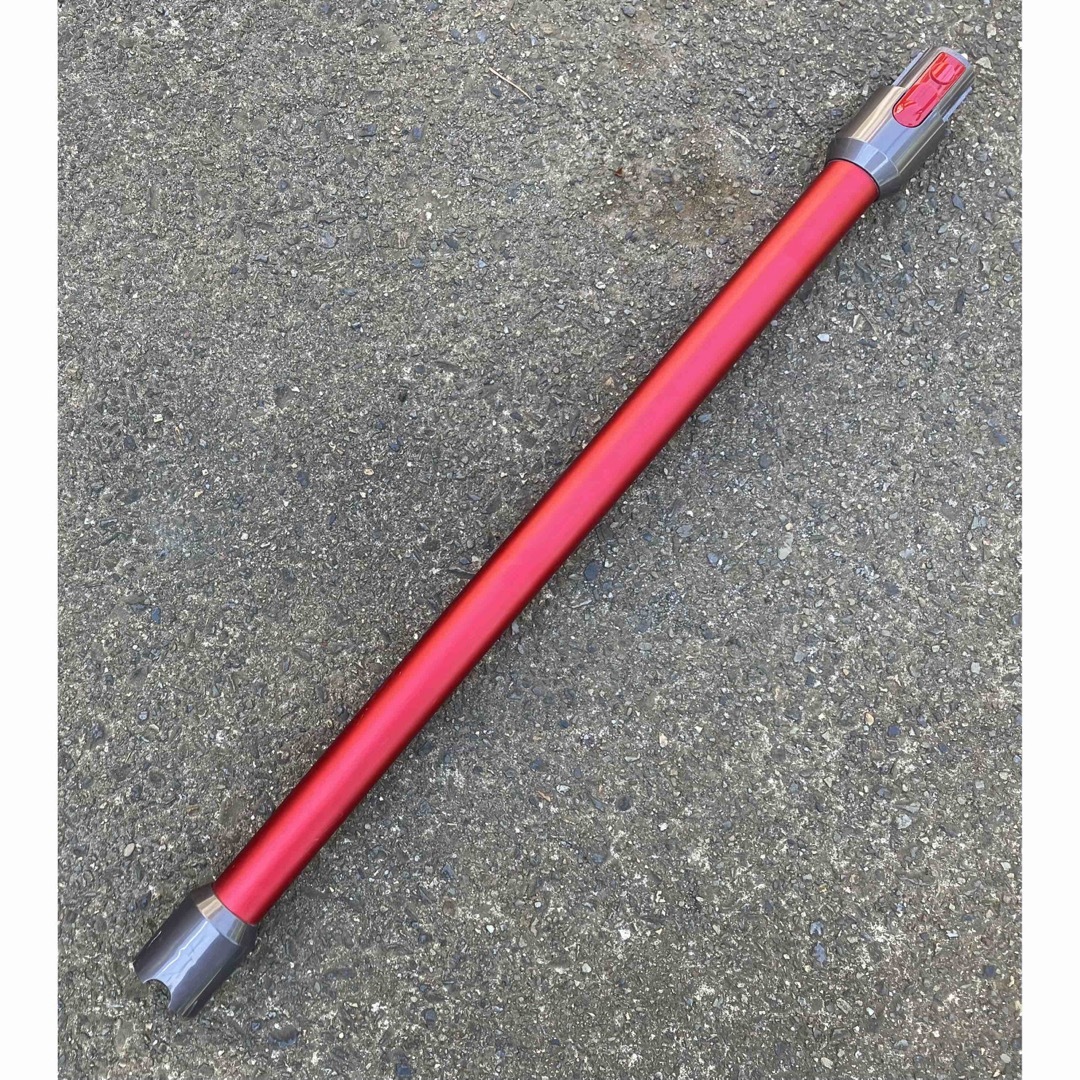 Dyson - ダイソン V10 フラフィ用 ロングパイプ 赤 ジャンク品 送料