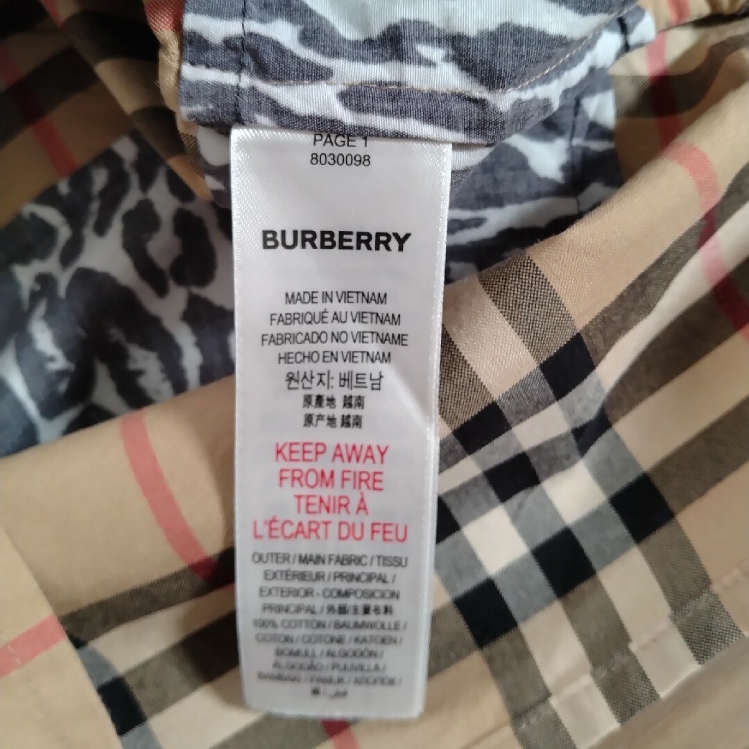 BURBERRY(バーバリー)のBURBERRY　3Yブラウス　美品 キッズ/ベビー/マタニティのキッズ服男の子用(90cm~)(Tシャツ/カットソー)の商品写真