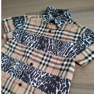 バーバリー(BURBERRY)のBURBERRY　3Yブラウス　美品(Tシャツ/カットソー)