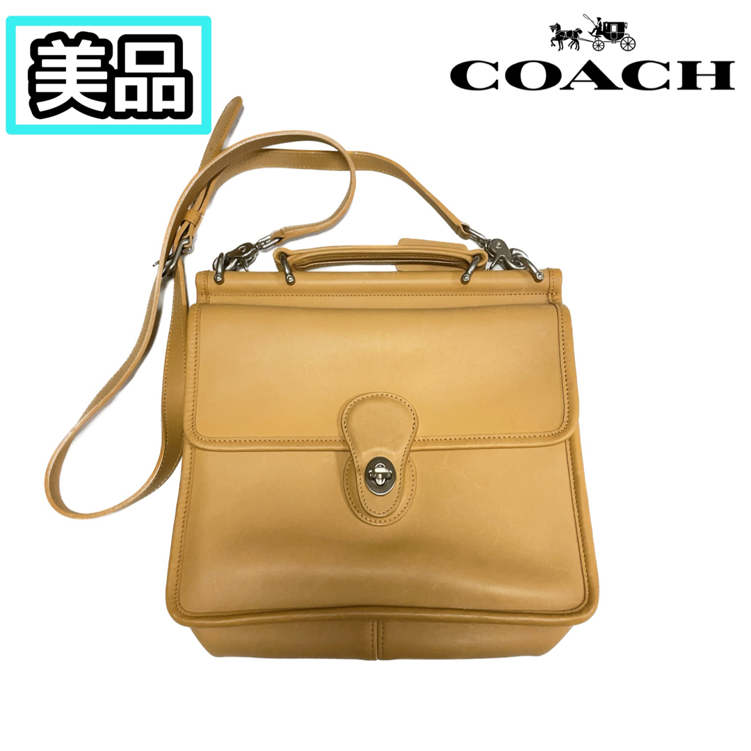 【美品】COACH コーチ　ショルダーバック　ターンロック　9927