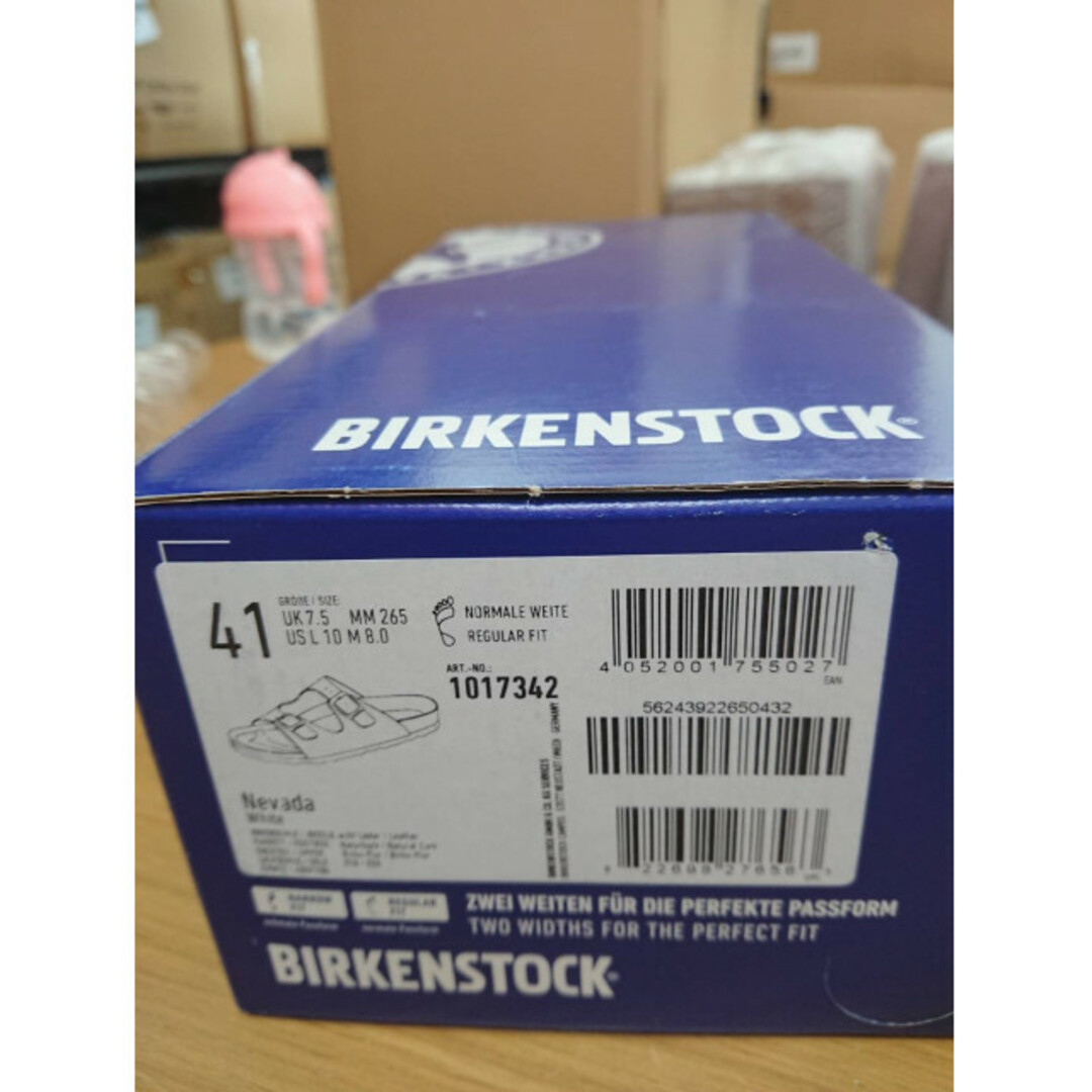 BIRKENSTOCK(ビルケンシュトック)のBIRKENSTOCK ビルケンシュトック　ネバダ　ホワイト 26.5 メンズの靴/シューズ(サンダル)の商品写真