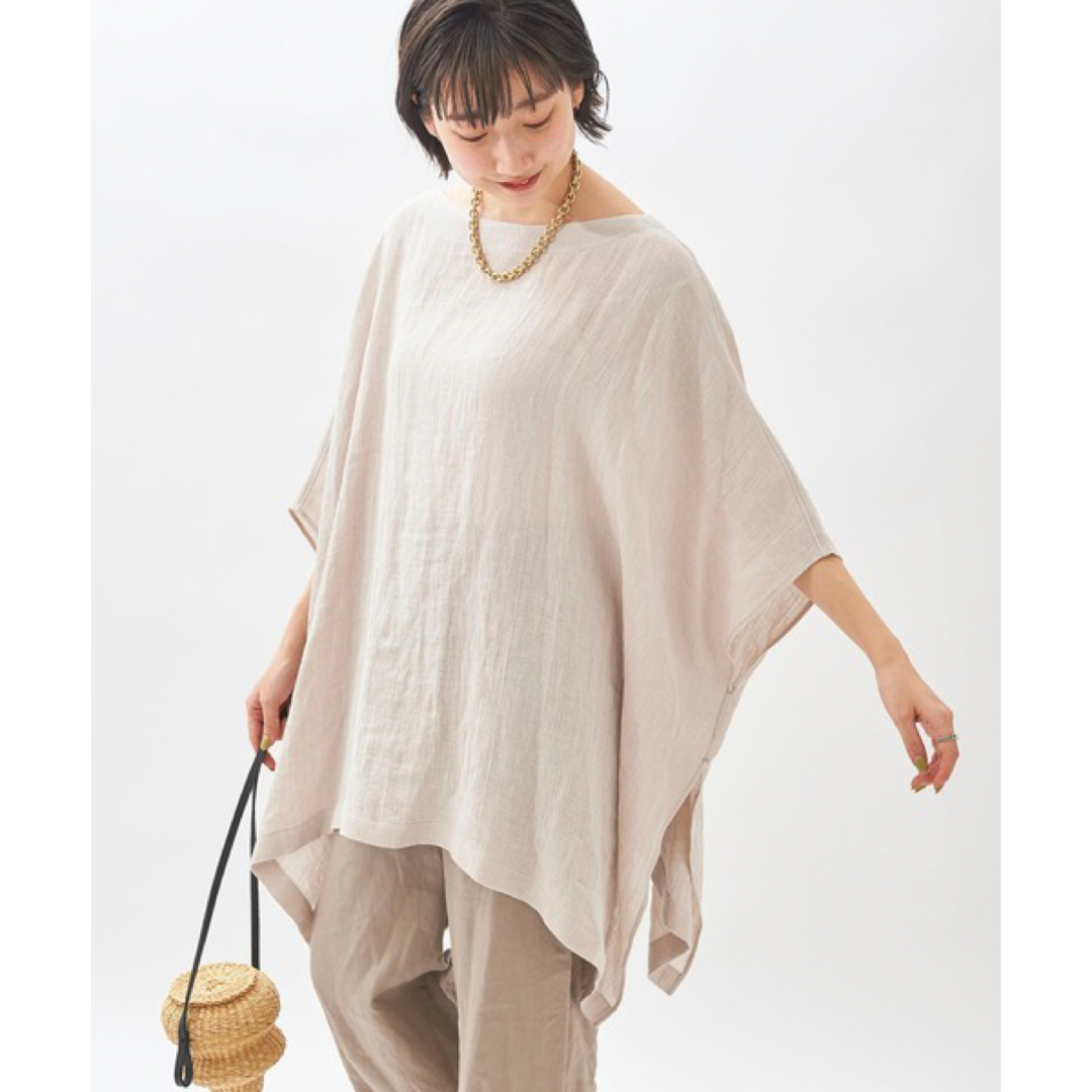 プラージュ　Plage Poncho ブラウス　ベージュ