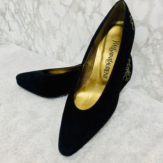 イヴサンローラン(Yves Saint Laurent)のイヴ サンローラン　パンプス　ブラック　22.5センチ　未使用品(ハイヒール/パンプス)