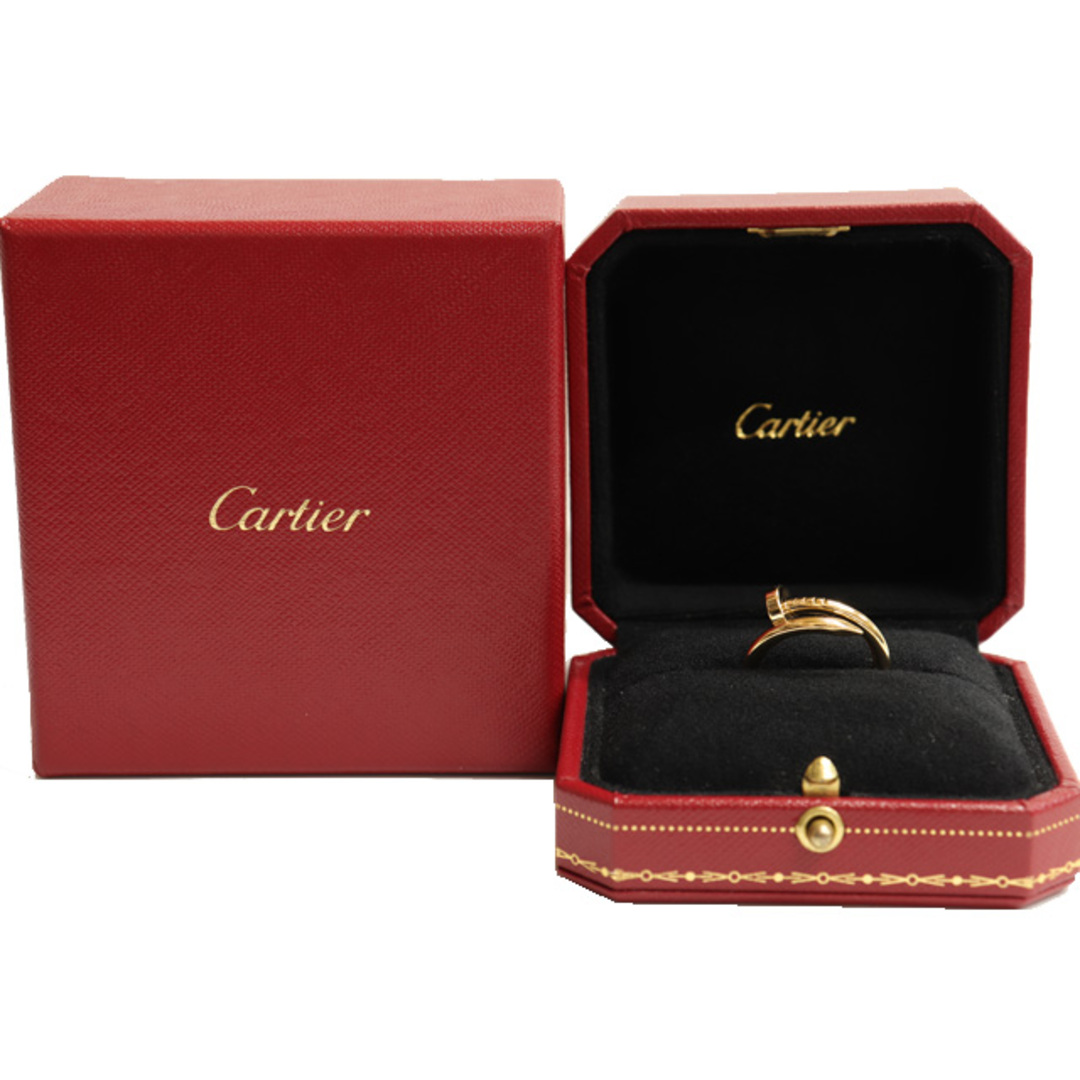 Cartier(カルティエ)の（美品）カルティエ CARTIER ジュスト アンクル リング ＃52 指輪 K18 YG イエローゴールド B4092600 2020年 証明書 8831 レディースのアクセサリー(リング(指輪))の商品写真