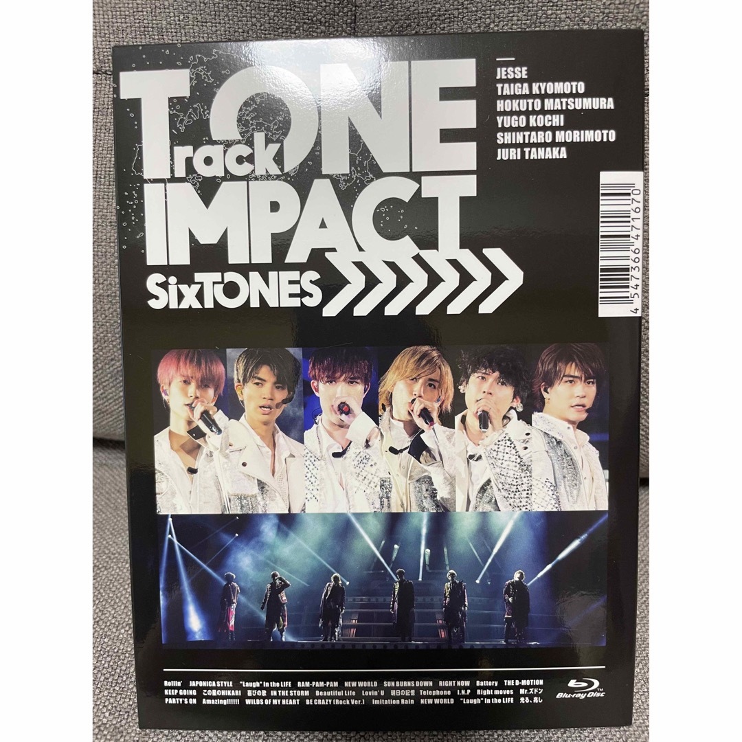 SixTONES/TrackONE-IMPACT-初回盤・2枚組 Blu-rayよろしくお願いします