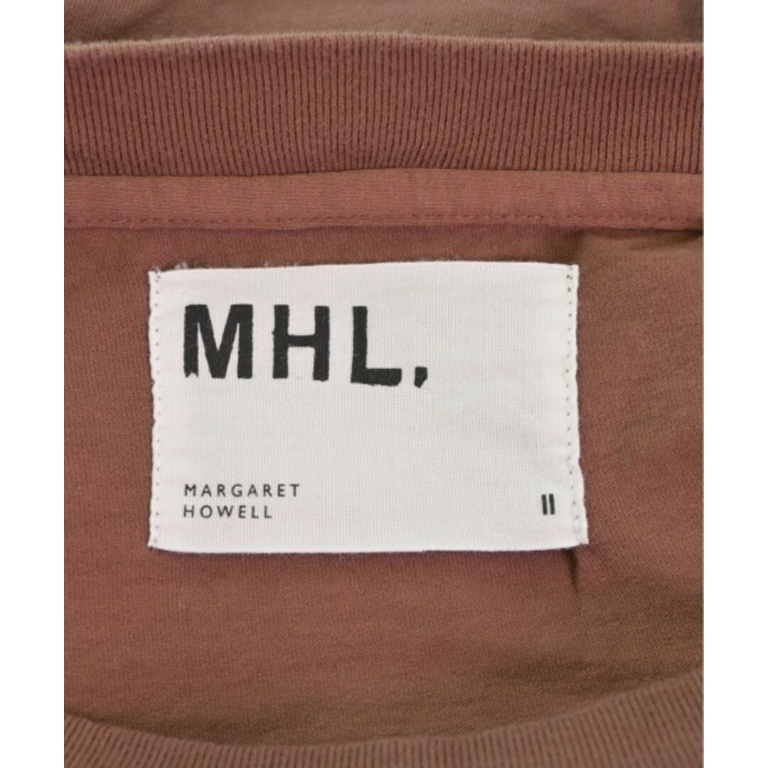 MHL.(エムエイチエル)のMHL. エムエイチエル Tシャツ・カットソー 2(M位) 茶 【古着】【中古】 レディースのトップス(カットソー(半袖/袖なし))の商品写真