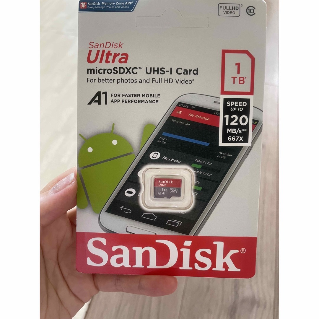 milroSDXC カード　SanDisk