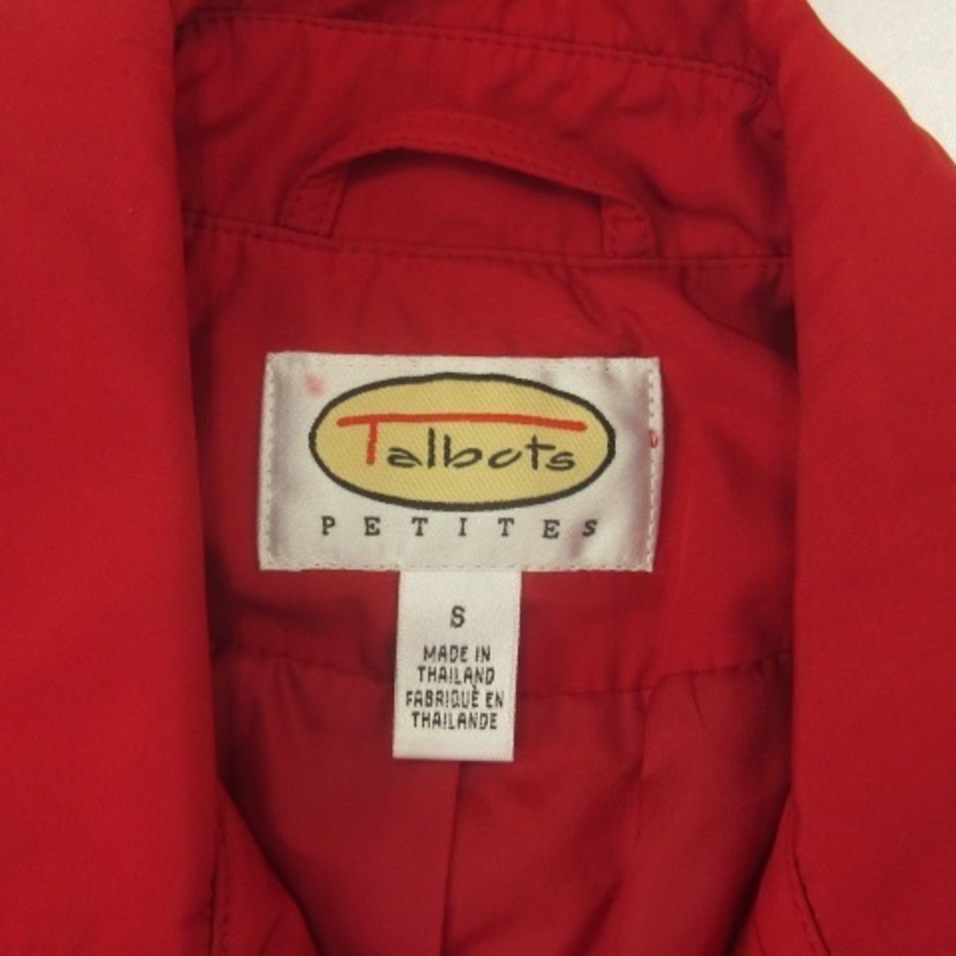 TALBOTS(タルボット)のタルボット TALBOTS コーチジャケット レッド S レディースのジャケット/アウター(ブルゾン)の商品写真