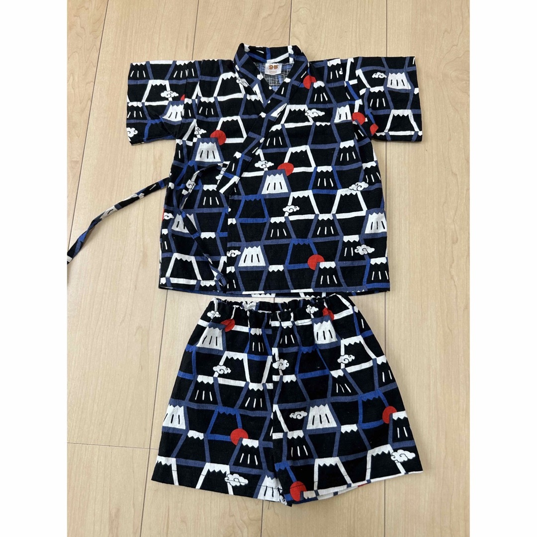 ベビー用浴衣【サイズ95】 キッズ/ベビー/マタニティのキッズ服男の子用(90cm~)(甚平/浴衣)の商品写真