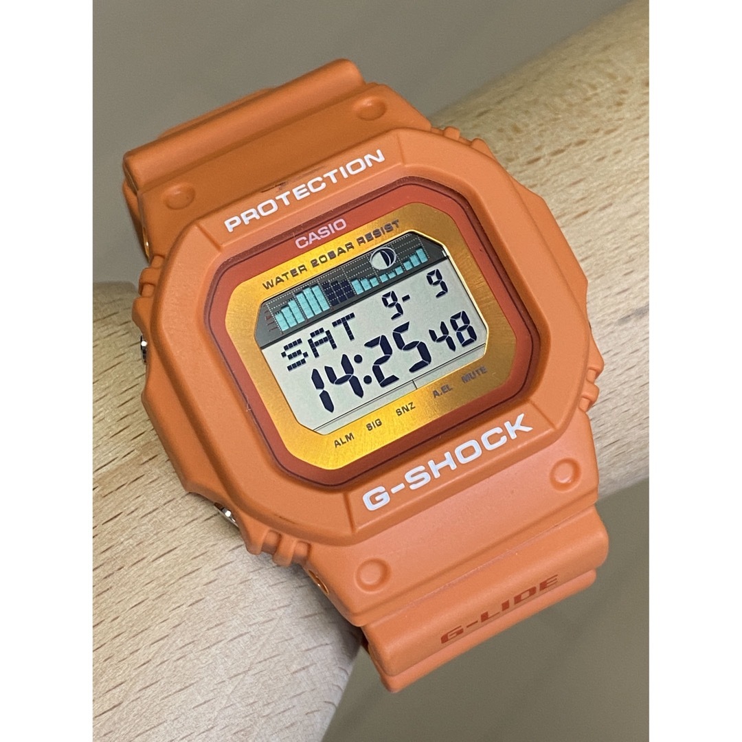 G-SHOCK(ジーショック)のG-SHOCK/サーファー/GLX-5600/オレンジ/G-LIDE/箱付/レア メンズの時計(腕時計(デジタル))の商品写真