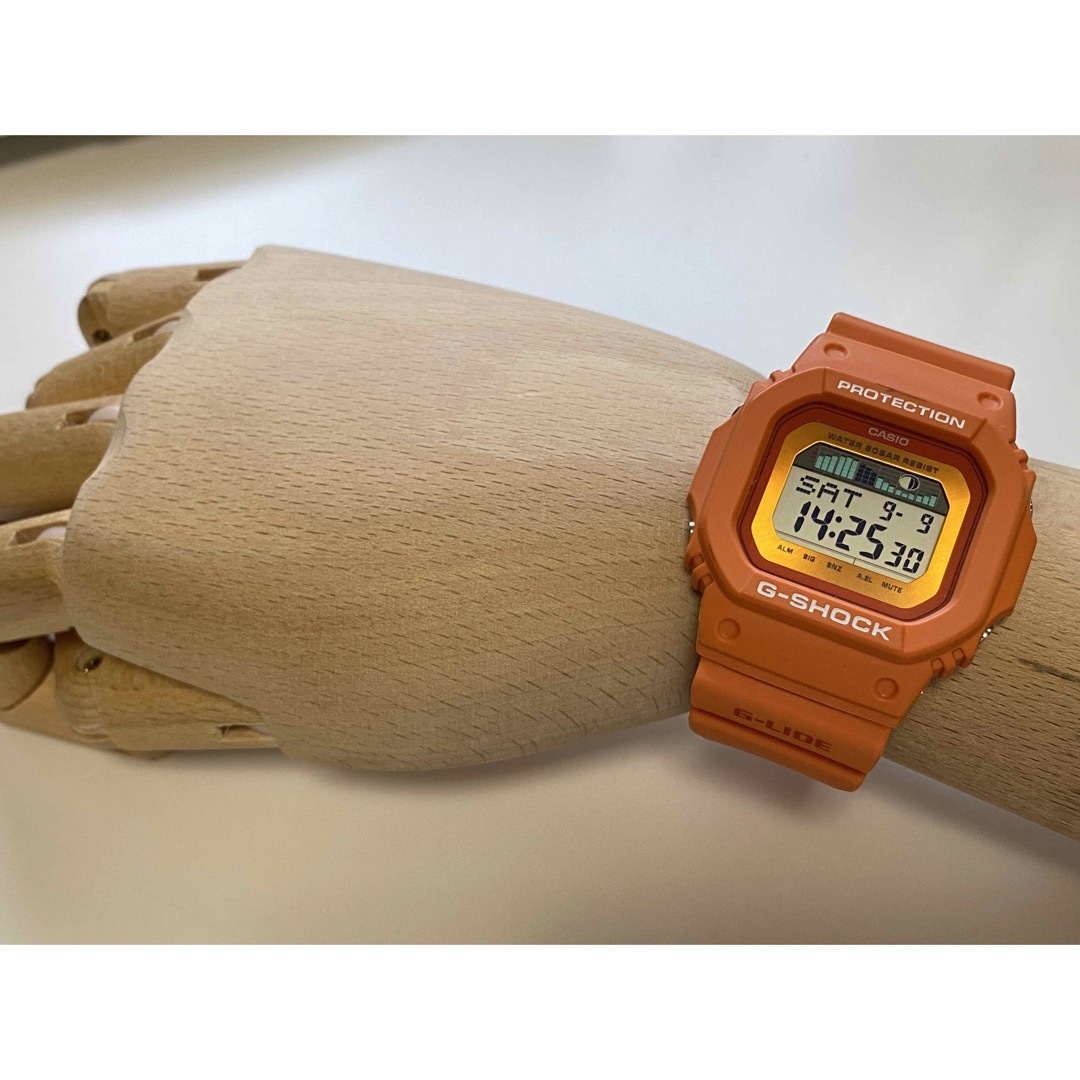 G-SHOCK(ジーショック)のG-SHOCK/サーファー/GLX-5600/オレンジ/G-LIDE/箱付/レア メンズの時計(腕時計(デジタル))の商品写真